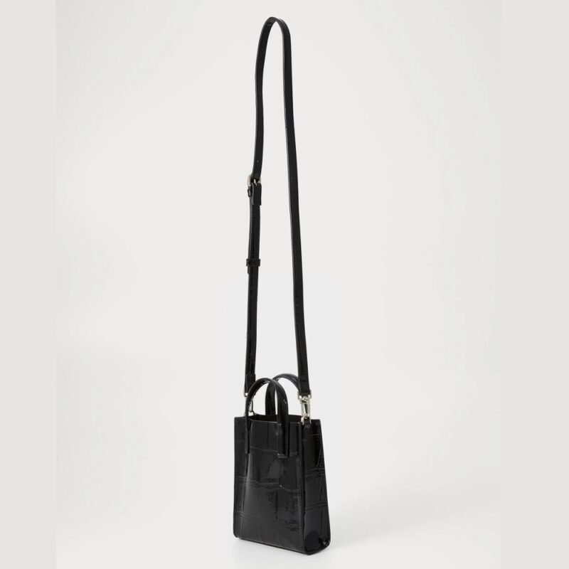 VIIENNA Croc Effect Mini Icon Bag