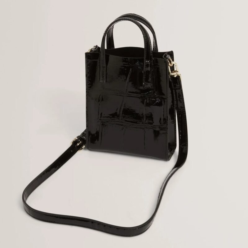 VIIENNA Croc Effect Mini Icon Bag