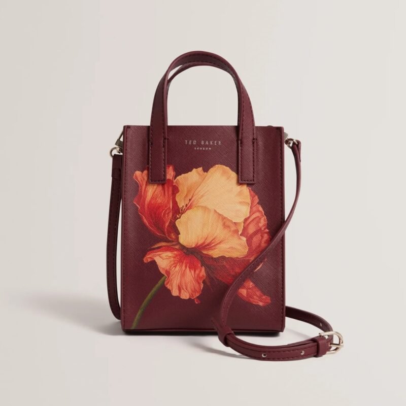 SHILEE Printed Flower Mini Icon Bag