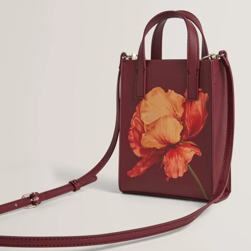 SHILEE Printed Flower Mini Icon Bag
