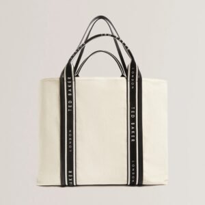 LAURINE Canvas Webbing Detail Large Shopper LAURINE Canvas Webbing Detail Large Shopper