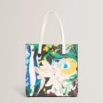 BOUANI Floral Bouquet Printed Large Icon Bag