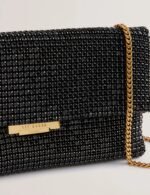 KRISTN Crystal Long Fold Over Crossbody Bag