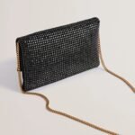 KRISTN Crystal Long Fold Over Crossbody Bag