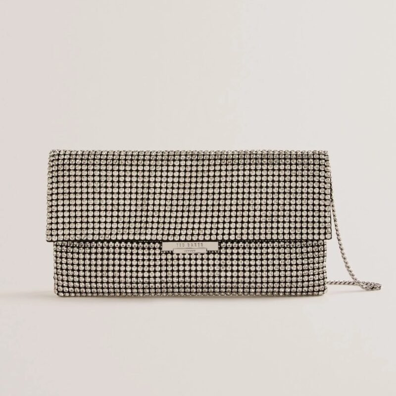 KRISTN Crystal Long Fold Over Crossbody Bag