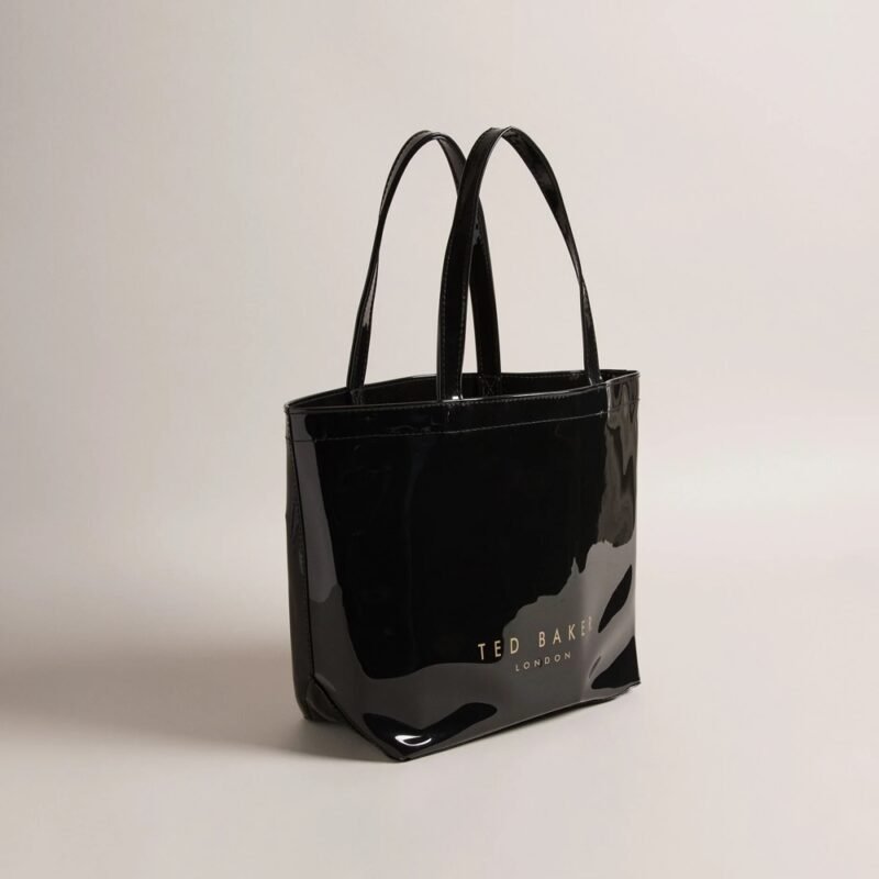 NIKICON Small Knot Bow Vinyl Icon Tote Bag