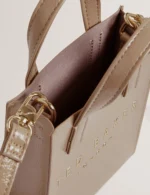 CRINKLL Mini Crinkle Patent Icon Tote Bag