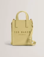 CRINKLL Mini Crinkle Patent Icon Tote Bag