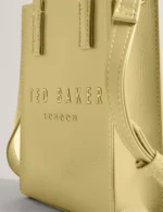 CRINKLL Mini Crinkle Patent Icon Tote Bag