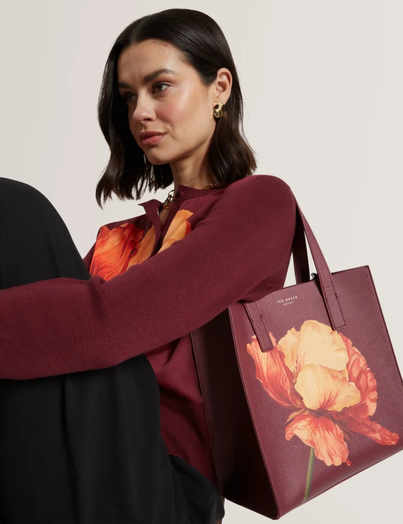 SHIMINA Printed Flower Small Icon Bag