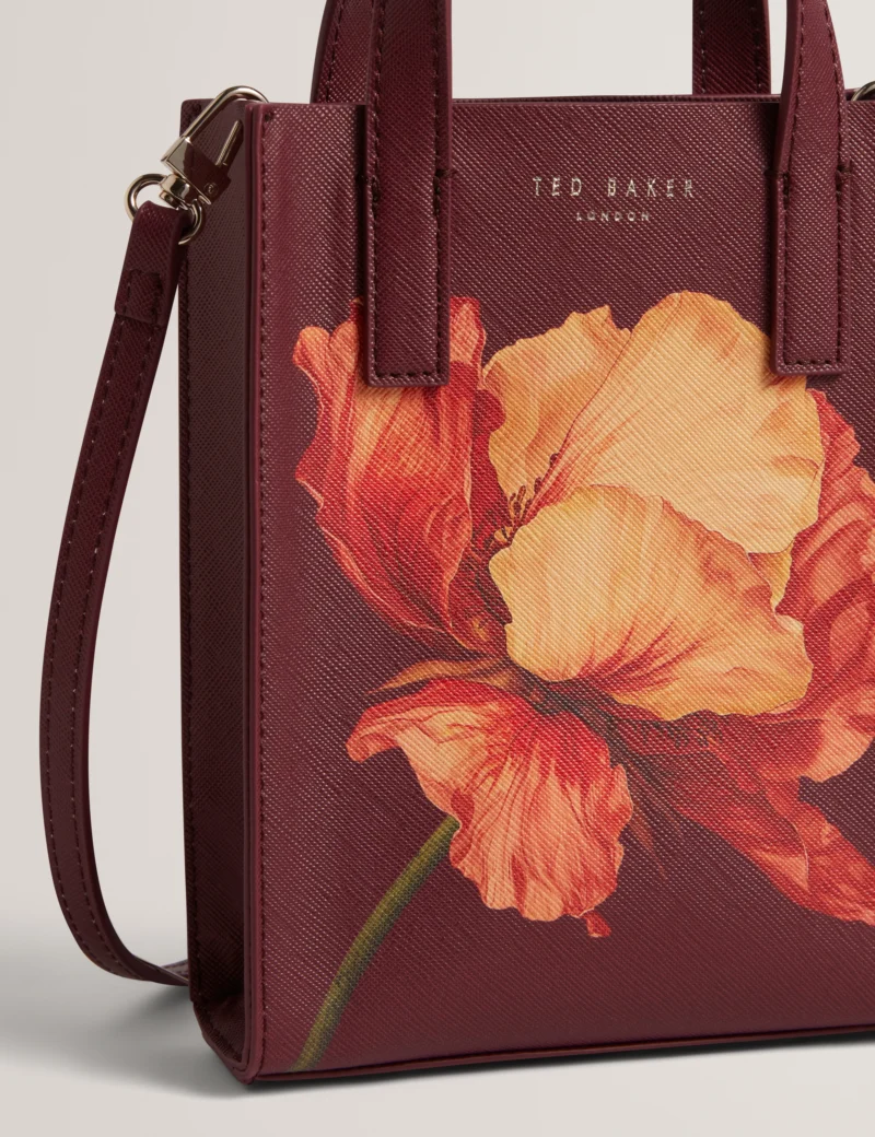 SHILEE Printed Flower Mini Icon Bag