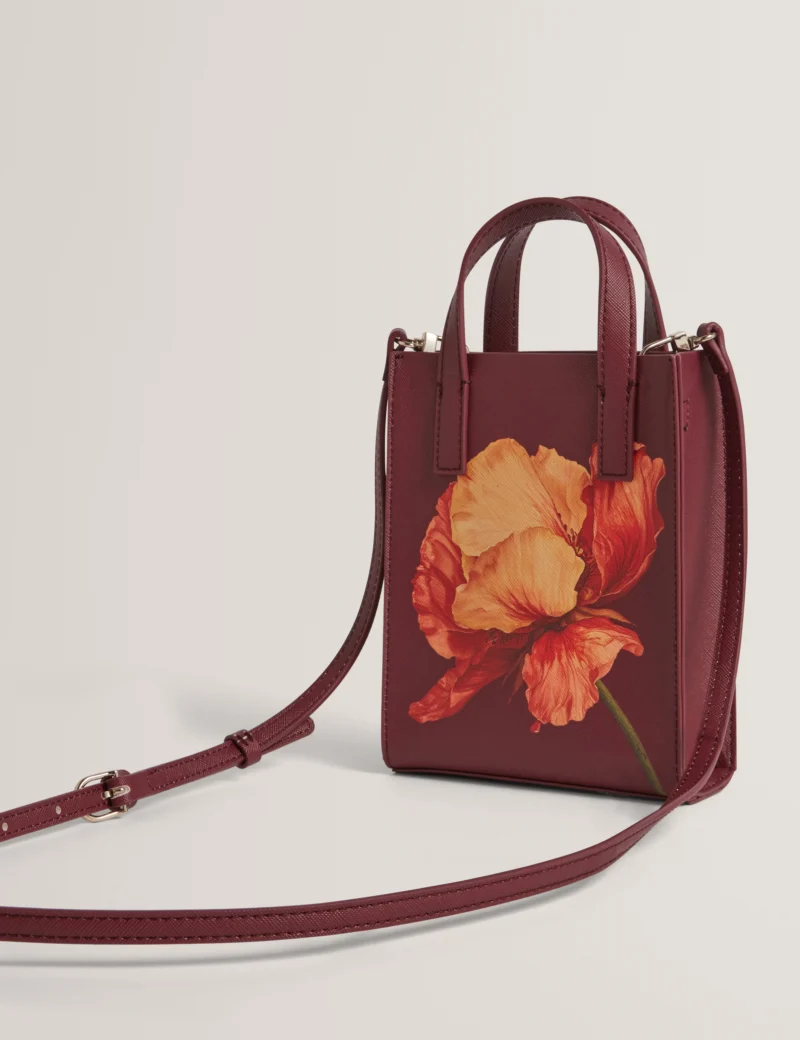 SHILEE Printed Flower Mini Icon Bag