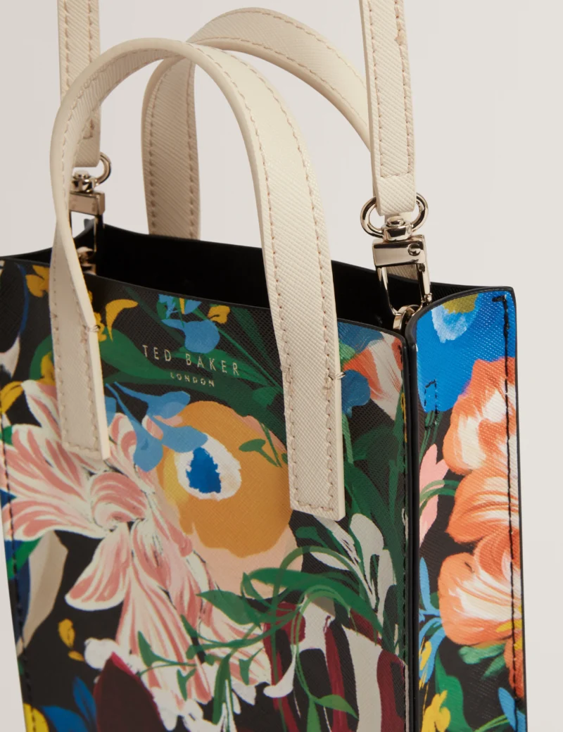 BOUNINA Floral Bouquet Printed Mini Icon Bag
