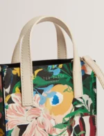 BOUNINA Floral Bouquet Printed Mini Icon Bag