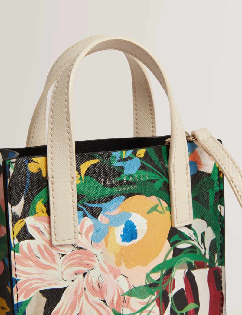 BOUNINA Floral Bouquet Printed Mini Icon Bag