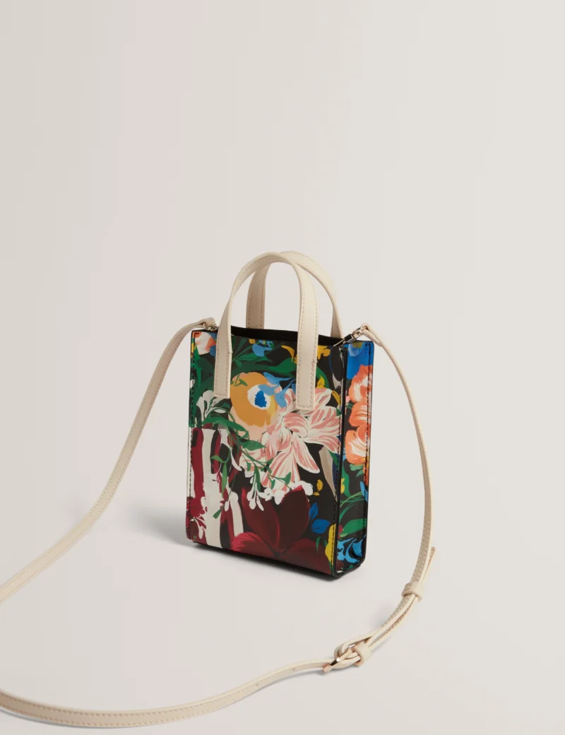 BOUNINA Floral Bouquet Printed Mini Icon Bag