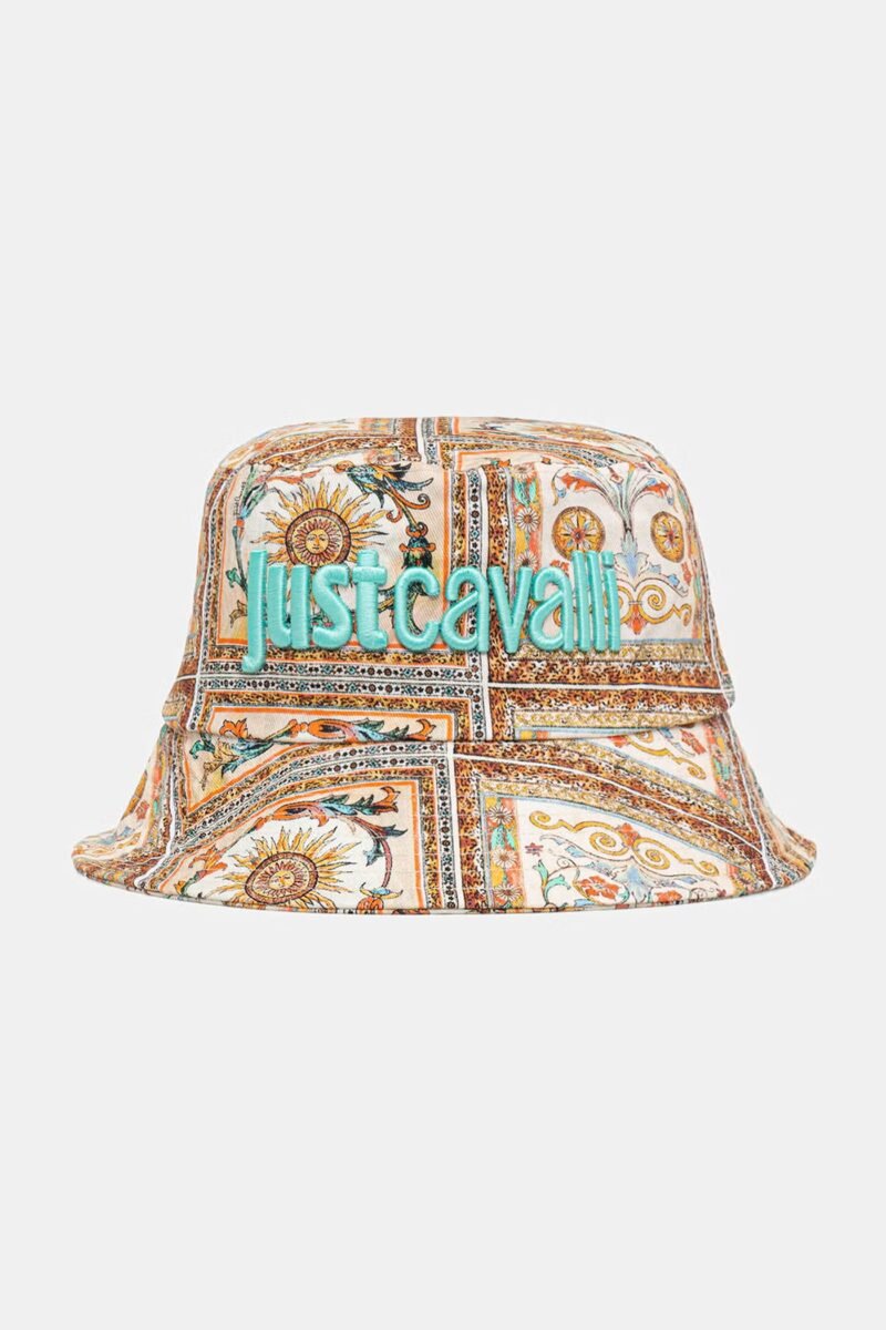 Bucket hat cotton oriental pattern