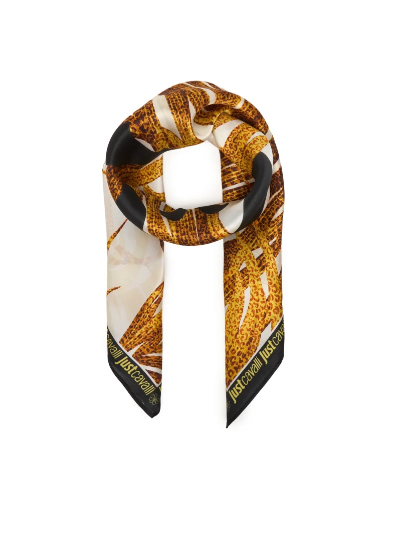 Silk foulard print