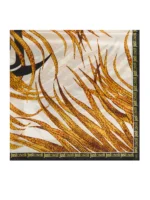 Silk foulard print