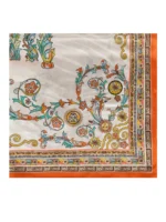Silk foulard print