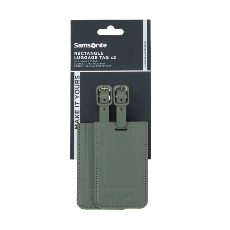 Ta Revolution Rectangle Luggage Tag x2