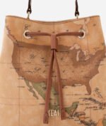 Geo Classic bucket bag with drawstring