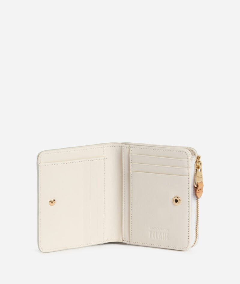 Bloom City small zipfold wallet