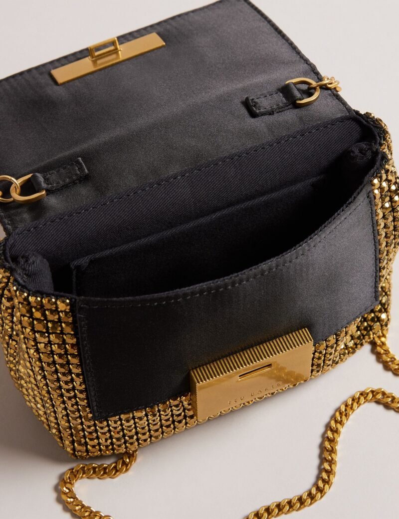 GLITERS Crystal Mini Crossbody Bag