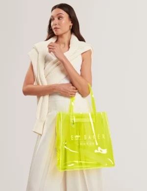 SHEICON Transparent Large Icon Bag