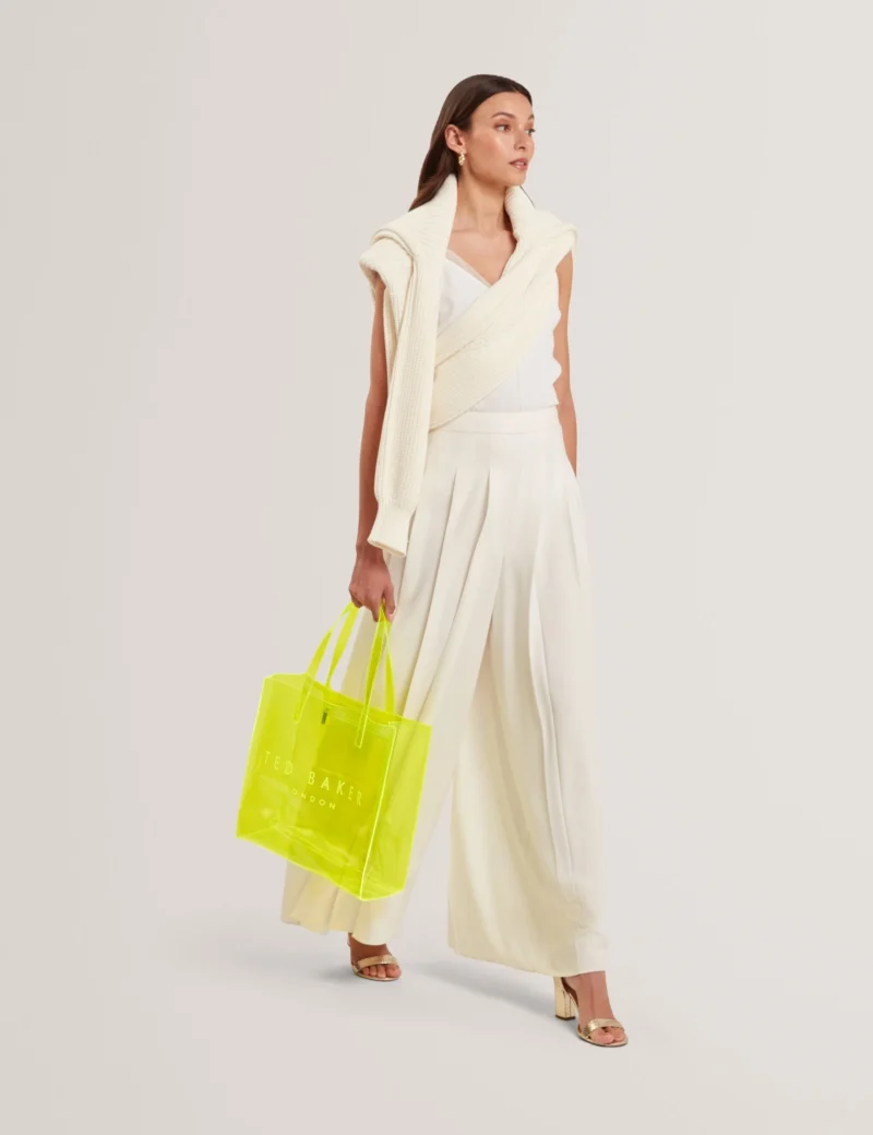 SHEICON Transparent Large Icon Bag