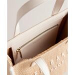 PAOLINA Faux Raffia Small Icon Bag