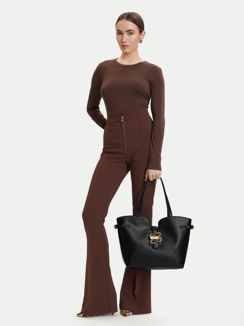 Shopping structured shoulder bag