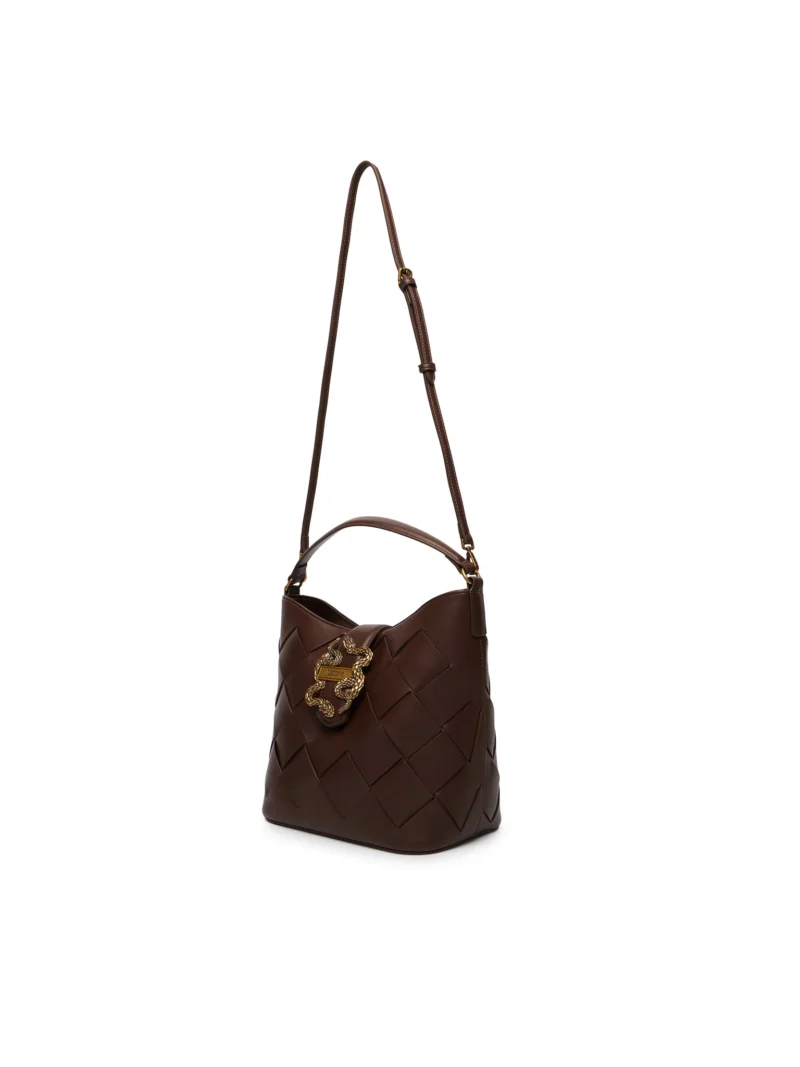 Iconic snakes braided Hobo bag