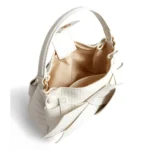 SSANSA Knot Bow Mini Top Handle Bag