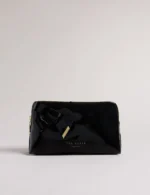 NICOLAI Knot Bow Vinyl Makeup Bag