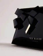 NICOLAI Knot Bow Vinyl Makeup Bag