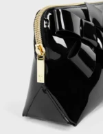 NICOLAI Knot Bow Vinyl Makeup Bag