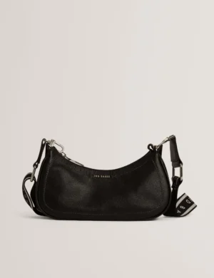 LAARNA Webbing Small Leather Shoulder Bag