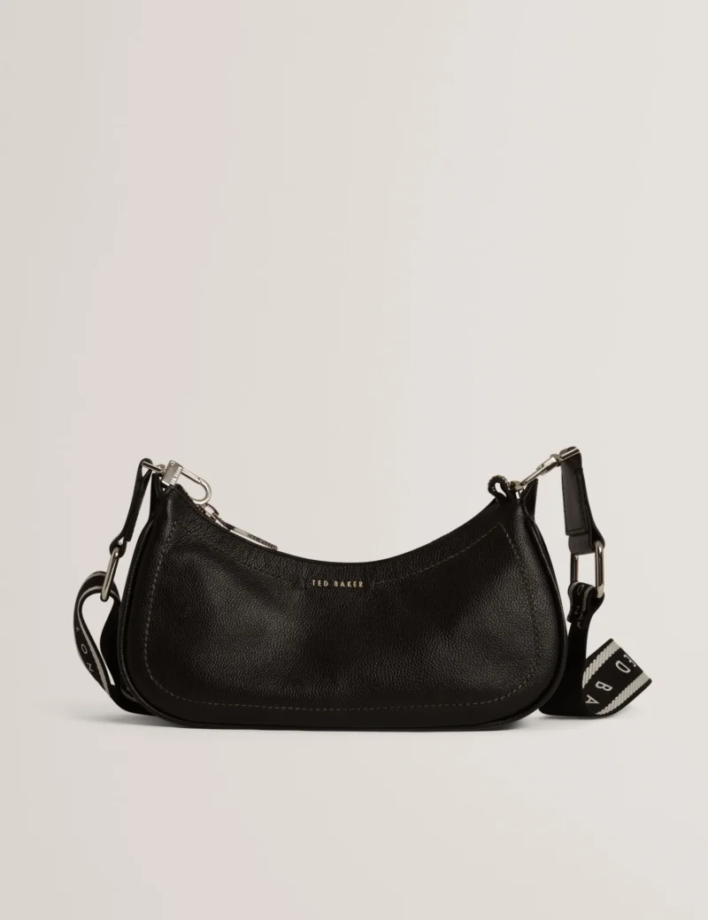 LAARNA Webbing Small Leather Shoulder Bag