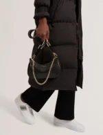 LAARNA Webbing Small Leather Shoulder Bag