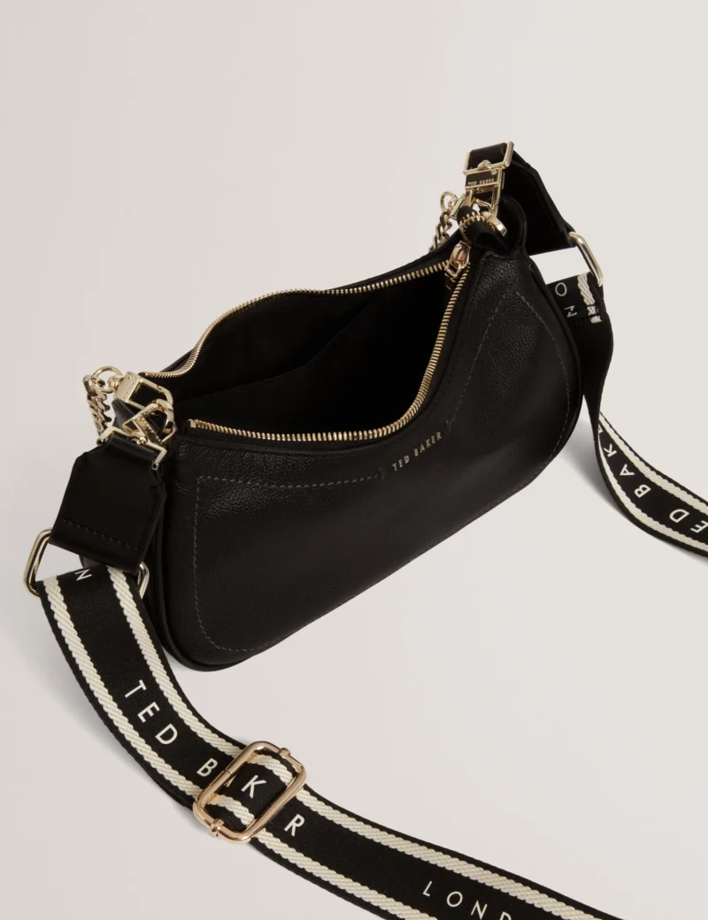 LAARNA Webbing Small Leather Shoulder Bag