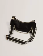 LAARNA Webbing Small Leather Shoulder Bag