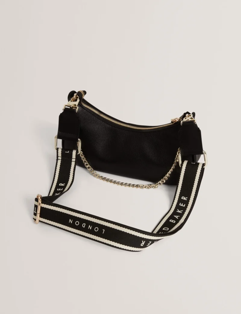 LAARNA Webbing Small Leather Shoulder Bag