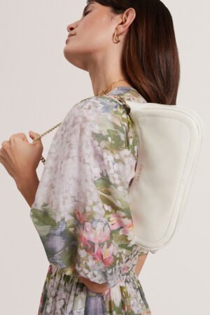 LAARNA Webbing Small Leather Shoulder Bag