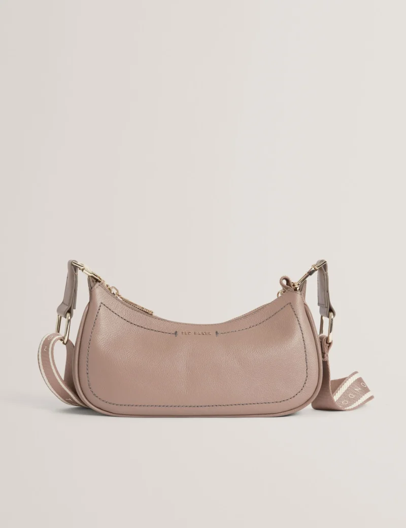 LAARNA Webbing Small Leather Shoulder Bag