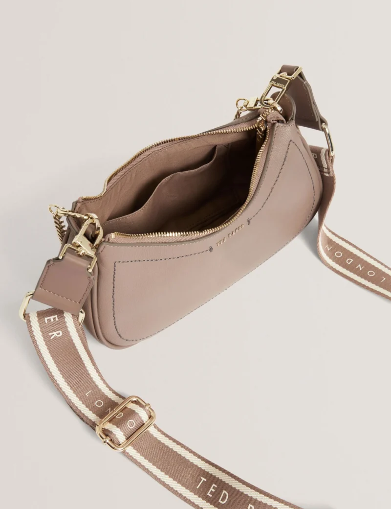 LAARNA Webbing Small Leather Shoulder Bag