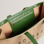 PALLMER Faux Raffia Large Icon Bag