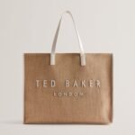PALLMER Faux Raffia Large Icon Bag
