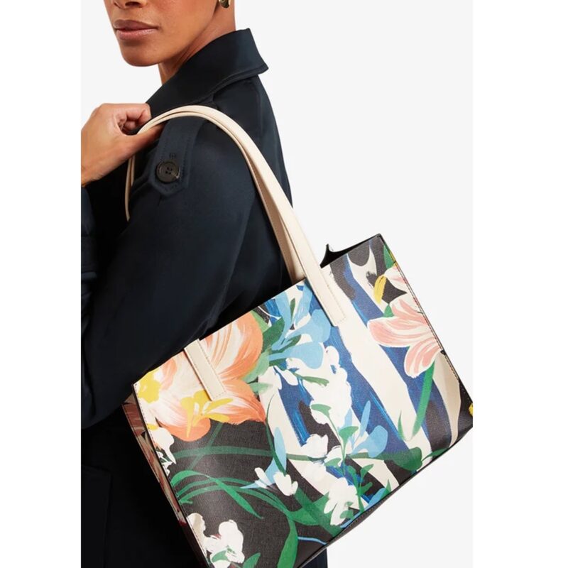 BOUMINA Floral Bouquet Printed Elongated Icon Bag