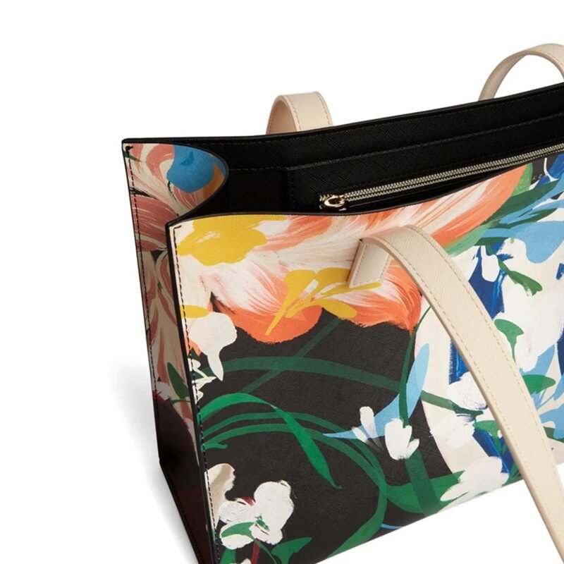 BOUMINA Floral Bouquet Printed Elongated Icon Bag